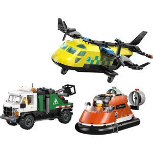 Lego City Airplane Service Hovercraft